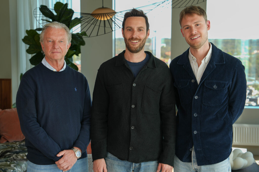 Bild på Hans Wahlberg, David Seidel och Adam Björnblod från Dragetgruppen.